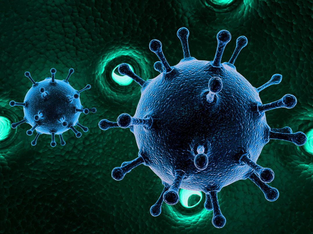 Virus Cell Background